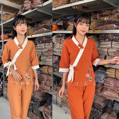 ĐỒ LAM ĐI CHÙA  Xéo Nơ Hoa Sen Tơ