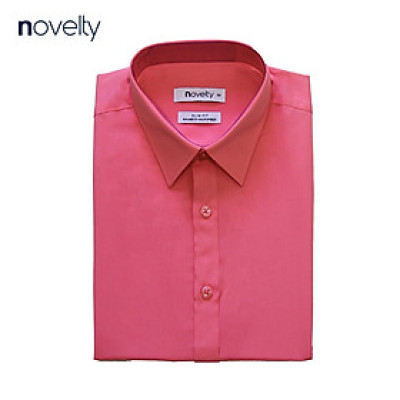 Áo sơ mi nam Novelty ngắn tay 171435 vạt bầu Form Slim Fit ôm Body