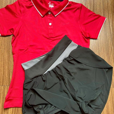 Bộ quần áo thể thao nữ đa năng chạy bộ, tennis, pickeball, yoga,gym,aerobic,zumba...