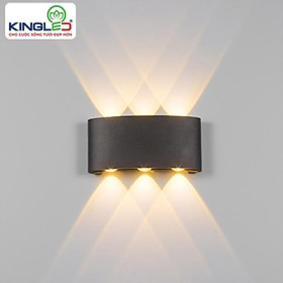 ĐÈN LED GẮN TƯỜNG NGOÀI TRỜI 6W (LWA8031) KINGLED