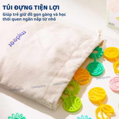 Đồ chơi cân bằng xếp hình khối hình hoa lá Mideer Educational Balance Blocks- Strack a Tree