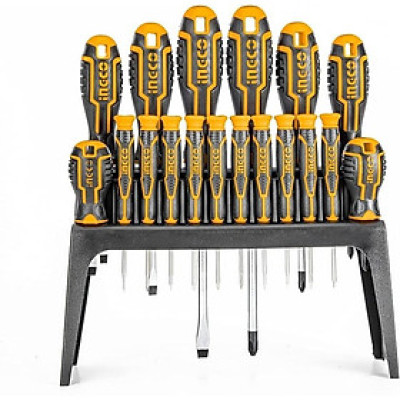 BỘ TUỐC NƠ VÍT (TÔ VÍT) 18 CHI TIẾT INGCO HKSD1828 - HÀNG CHÍNH HÃNG