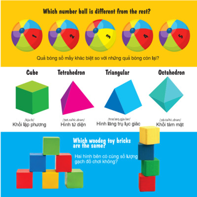 Sách - 100 Từ Đầu Tiên - Số Đếm- Song Ngữ (VT)