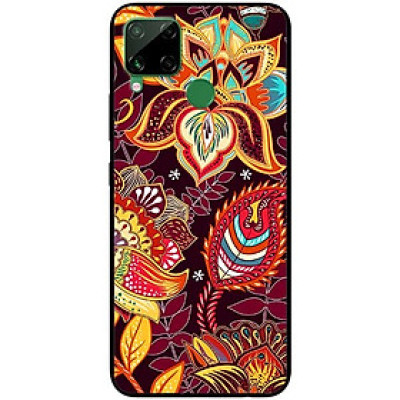 Ốp lưng dành cho Realme C15 mẫu Họa Tiết Hoa Đa Màu