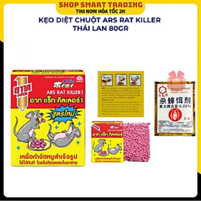 Thuốc diệt chuột thái lan tiêu diệt cả đàn sau 3 ngày tặng kèm thuốc diệt dán và kiến