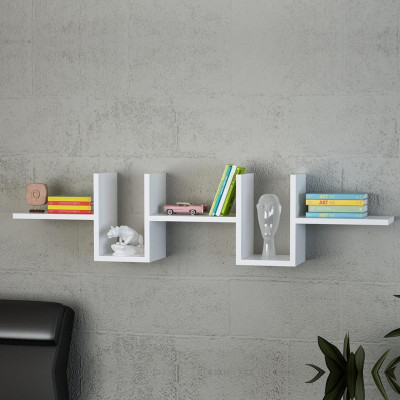 Kệ gỗ trưng bày kiểu dáng nhỏ gọn SMLIFE Waheeda