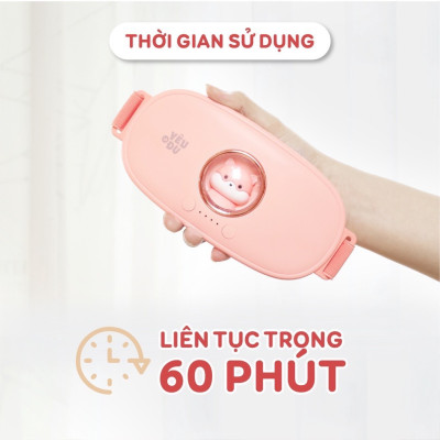 ￼Máy Chườm Ấm Bụng, Đai Chườm Nóng, Massage Giảm Đau Bụng, Đau Lưng Khi Đến Kỳ Kinh Nguyệt Cho Bạn Gái