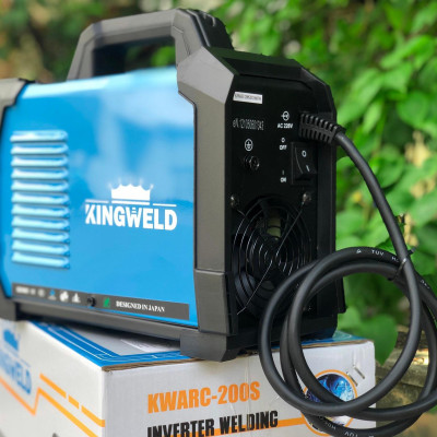 MÁY HÀN QUE MINI ĐIỆN TỬ (1.6mm - 3.2mm) KINGWELD KWARC-200S - HÀNG CHÍNH HÃNG