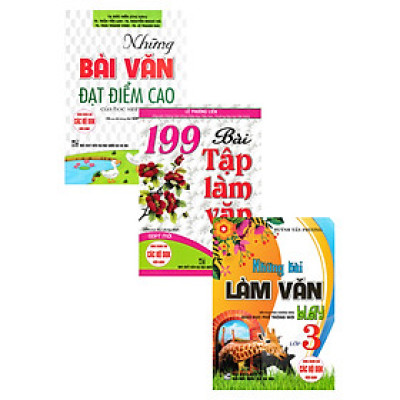 Combo Những Bài Làm Văn Hay Lớp 3 (Dùng Chung Cho Các Bộ SGK Hiện Hành) (Bộ 3 Cuốn) - HA