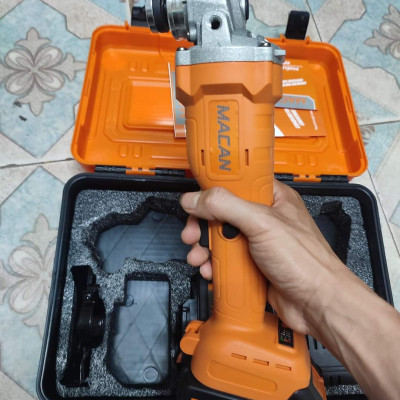 Hàng chính hãng - Máy Mài Góc, Máy Cắt Dùng Pin MACAN 21V Không Chổi Than, Pin 10 cell 2000 mah