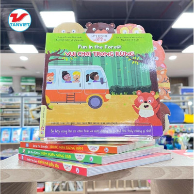 Sách - Cùng Khám Phá - Vui Chơi Trong Rừng - Song Ngữ Anh Việt - Tân Việt Books