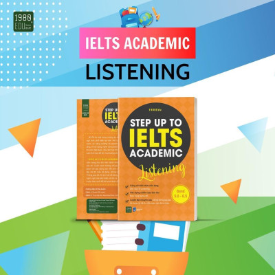 Sách - Step Up To Ielts Academic Listening - 1980Edu - 1980 Books