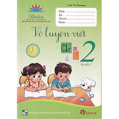 Sách - Vở luyện viết 2 quyển 1 (Biên soạn theo chương trình sgk mới)