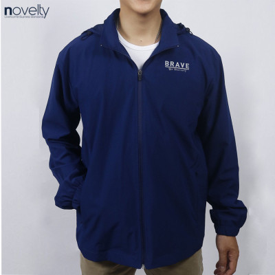 Jacket nam 2 lớp nón rời Novelty Casual màu xanh đen NJKMMDMPLB2305952