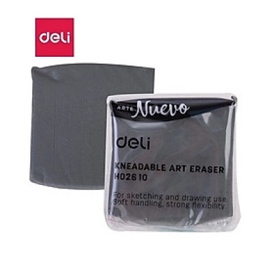 Combo 2 viên Tẩy đất sét cho mỹ thuật cao cấp Deli - 1 viên - EH02610 / Gôm tẩy dẻo mỹ thuật H02610