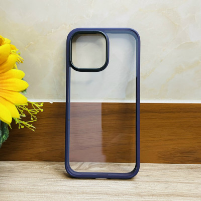 Ốp lưng dành cho  iPhone 14 Pro Rock viền màu - Hàng chính hãng