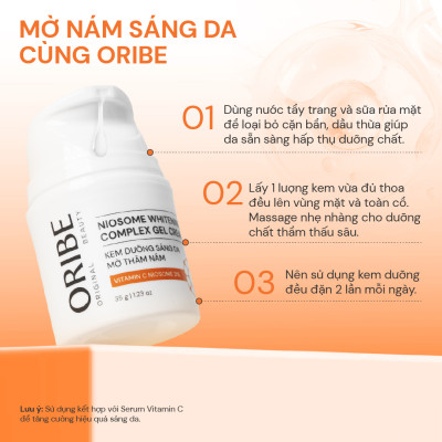 Kem Dưỡng Ẩm Vitamin C 2% Oribe hỗ trợ trắng da, mờ nám