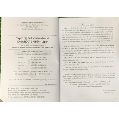 Sách - Tuyển tập đề kiểm tra định kỳ Khoa Học Tự Nhiên 9 (Dùng chung cho các bộ SGK hiện hành)  (HA-mk)