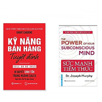 Combo 2 cuốn: Kỹ Năng Bán Hàng Tuyệt Đỉnh, Sức Mạnh Tiềm Thức 