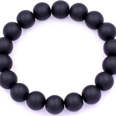 Chuỗi tay Thạch Anh Đen Mờ size 10 ly - hợp mệnh Mộc, mệnh Thủy