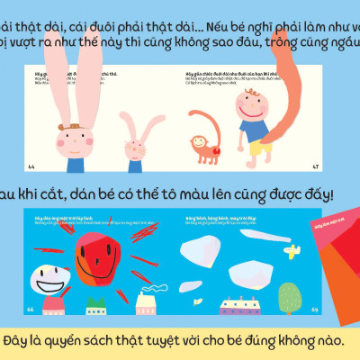 Tủ Sách Vui Để Học - Cắt Dán Dành Cho Bé Mới Bắt Đầu