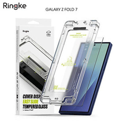 [Combo 2] Dán cường lực cho Samsung Galaxy Z Fold 7 RINGKE Cover Display Easy Slide Tempered Glass (Màn hình ngoài) - Hàng Chính Hãng