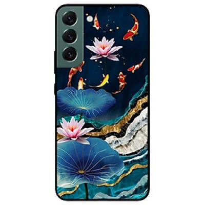 Ốp lưng dành cho Samsung S22 - S22 Plus - S22 Ultra - Sen Hồng Và Koi