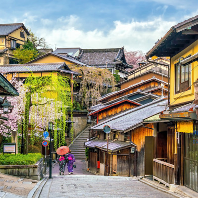 Tranh Xếp Hình Random Cut 750 Mảnh Minh Châu – Phố Cổ Kyoto (40x60cm)