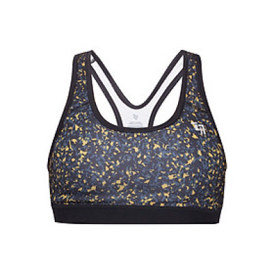 Áo Thể Thao Nữ Just Feel Free H6520  - Xám Phối Vàng