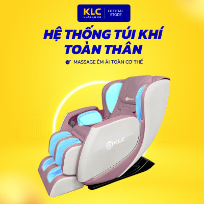 Ghế massage toàn thân KLC K5588, Công nghệ nhiệt hồng ngoại Nhật Bản cao cấp.