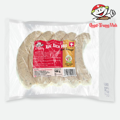 Xúc xích heo 12-15cm 100g/Pork sausage500GR/PE