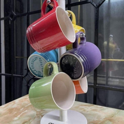 Giá treo cốc mrbin UK Tina màu trắng kem Retro Hàng chính hãng