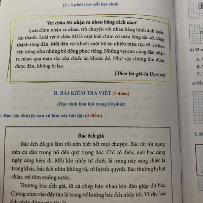 QB - Đề kiểm tra tiếng việt - lớp  1/2 cùng học để phát triển năng lực