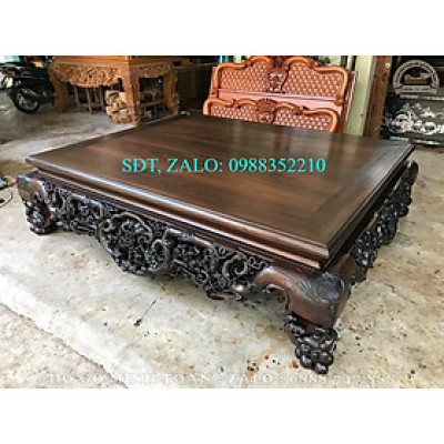 Sập ngũ phúc chim hoa 1m8x2m2 giá rẻ