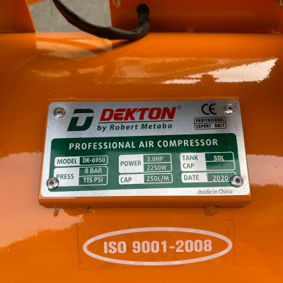 MÁY NÉN KHÍ KHÔNG DẦU 3.0HP 50L DEKTON DK-6950 - HÀNG CHÍNH HÃNG