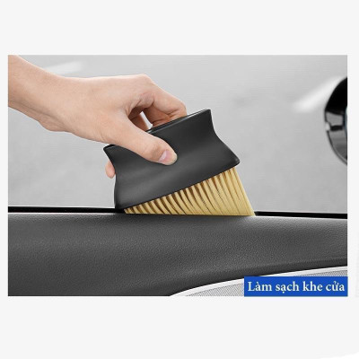 Chổi Lông Mịn Vệ Sinh Nội Thất, Vệ Sinh Ô Tô Đa Năng Tiện Dụng