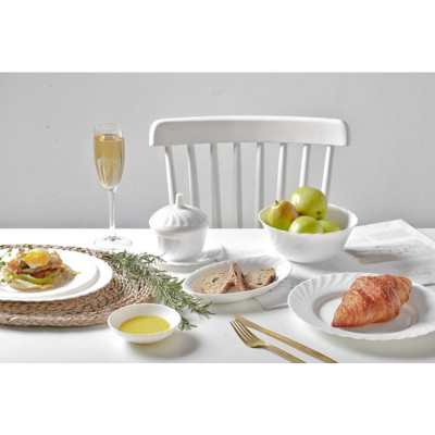 Đĩa (dĩa)/Bộ 6 đĩa thủy tinh sâu lòng Luminarc Trianon N3646 23cm | Hàng chính hãng