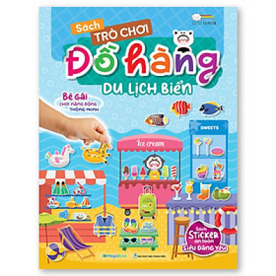 Sách Trò chơi Đồ hàng Du Lịch Biển (Hơn 200 Stickers)