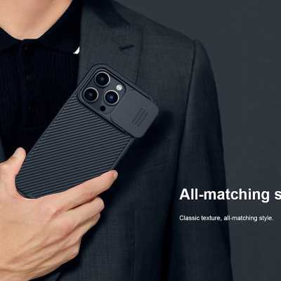 Ốp lưng bảo vệ Camera cho iPhone 14 Pro Max/ 14 Pro/ 14 Plus/ 14 hiệu Nillkin Camshield - hàng nhập khẩu