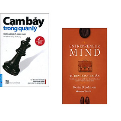 Combo 2 cuốn sách: Cạm Bẫy Trong Quản Lý + Tư Duy Doanh Nhân