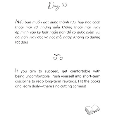 Combo 2 cuốn Sách Song Ngữ Việt Anh: A Diary Of Silent Effort - Tôi Thích Dáng Vẻ Nỗ Lực Của Chính Mình + A Hug For Not Giving Up - Gửi Cậu Một Cái Ôm Vì Đã Không Bỏ Cuộc