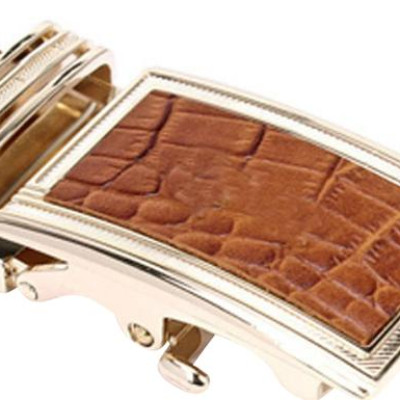 Thắt Lưng Nam Da Thật Vân Cá Sấu Huy Hoàng HT4113 (120 x 3.5 cm) - Màu Da