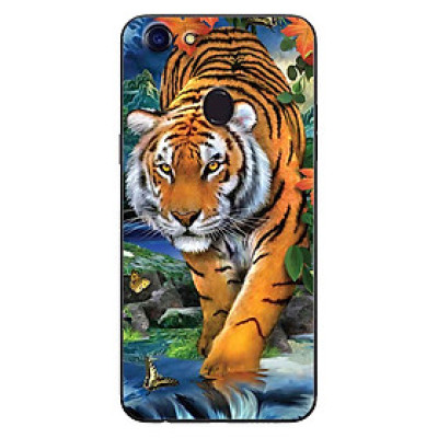 Ốp Lưng in cho Oppo F5 - F5 Youth Mẫu Nền Hổ Mẫu 1 - Hàng Chính Hãng