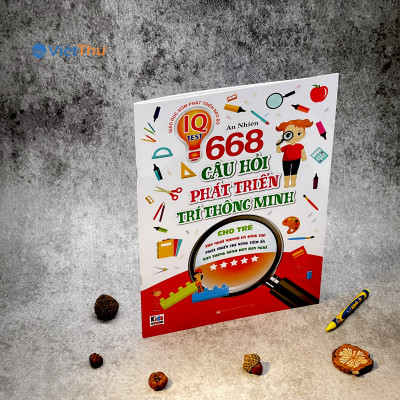 sách - Phát Triển Trí Tuệ IO - 668 Câu Hỏi Phát Triển Trí Thông Minh Cho Trẻ - Tập 5 ( Bìa Mềm )