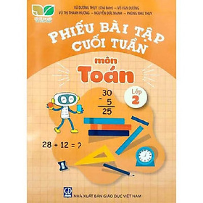 Sách - Phiếu bài tập cuối tuần môn Toán Lớp 2 - Kết Nối Tri Thức - GD
