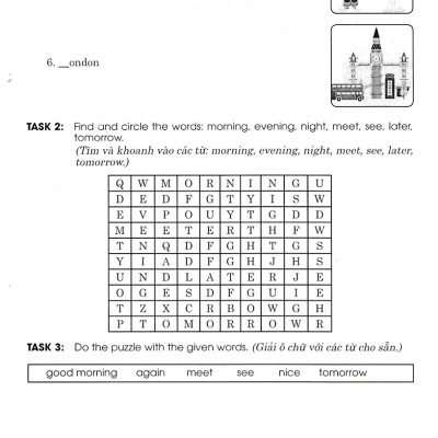 Vở Ôn Tập Hè Tiếng Anh 4