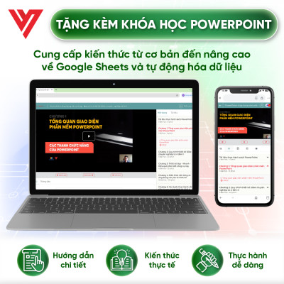 Combo 2 Sách Excel - Power Point ĐÀO TẠO TIN HỌC Chuyên Ứng Dụng Văn Phòng Tặng Kèm Video Khóa Học