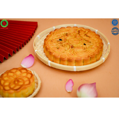 BÁNH TRUNG THU MẶT TRĂNG 0012: NHÂN THẬP CẨM GÀ QUAY JAMBON 6 TRỨNG 600G - VIỆT NAM
