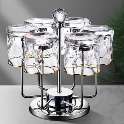 Giá Úp Cốc INox cao cấp Xoay 360 độ (hàng xuất Đức )