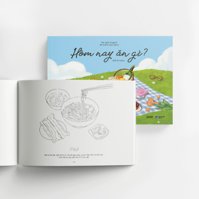 Hôm Nay Ăn Gì? - Sổ Tô Màu